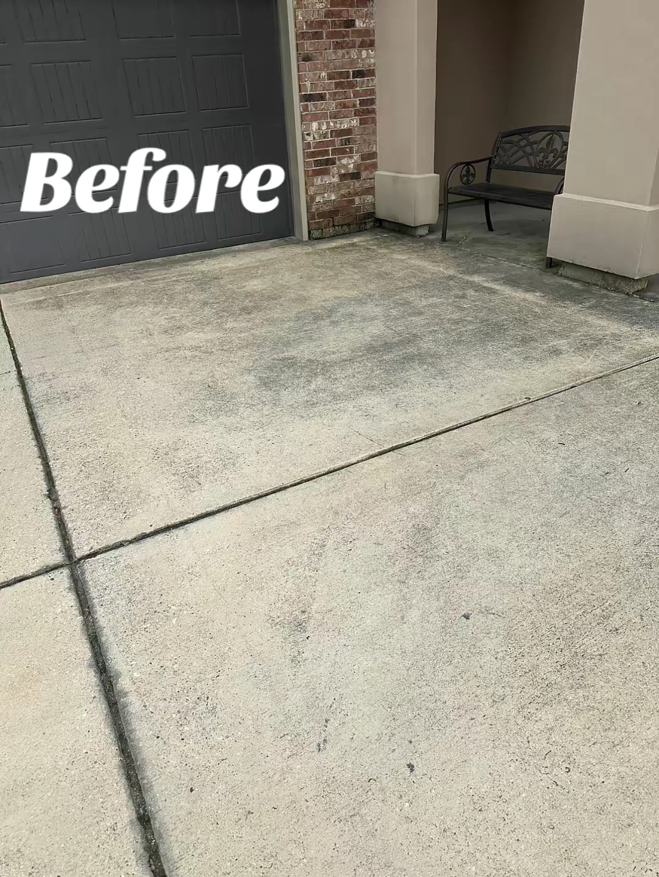 House exterior after washing