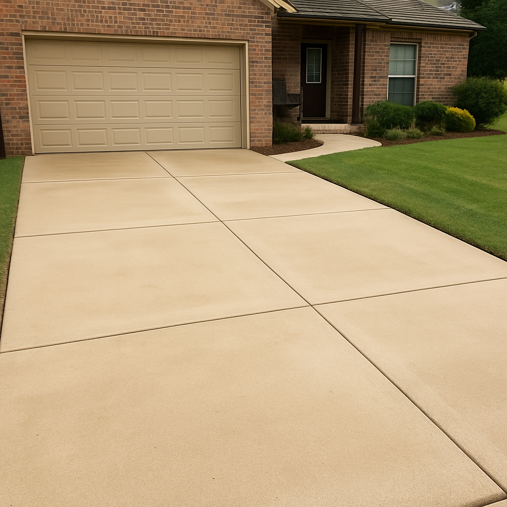 House siding cleaned
