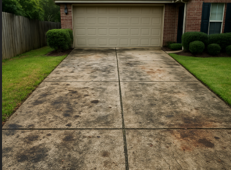 Patio cleaning result